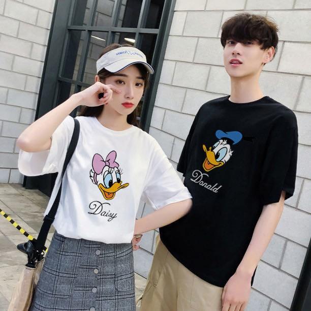 ディズニーtシャツ ペアルックtシャツ 半袖 ドナルド 2色展開 カットソー レディース メンズ ディズニー Q106 Q106 快適ライフ 通販 Yahoo ショッピング