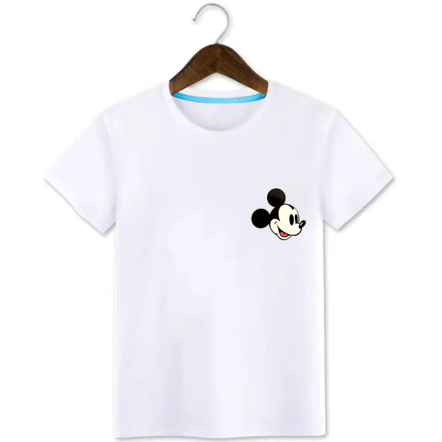 ディズニーtシャツ ペアルックtシャツ 半袖 ミッキー 2色展開 カットソー レディース メンズ ディズニー Q1 1 31 Q131 快適ライフ 通販 Yahoo ショッピング