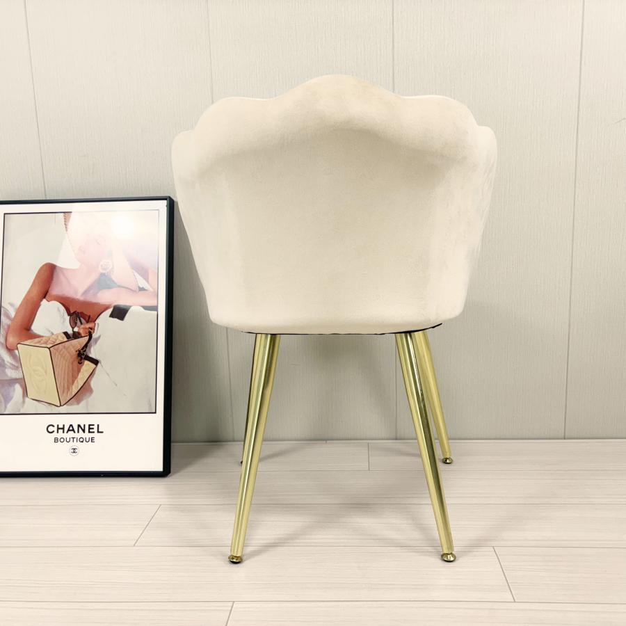 ダイニングチェア ワイドチェアー グレー ソファチェア ベロア