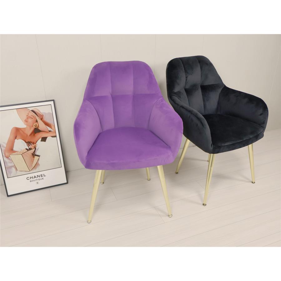 ダイニングチェア  ベロア　椅子 クッション付き オフィスチェア チェア おしゃれワイドチェアー ソファチェア  化粧台椅子 ベロア ベルベット | 