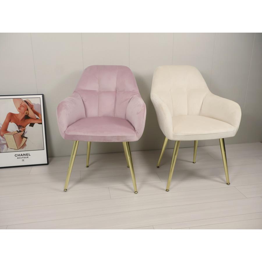 ダイニングチェア  ベロア　椅子 クッション付き オフィスチェア チェア おしゃれワイドチェアー ソファチェア  化粧台椅子 ベロア ベルベット |  | 03