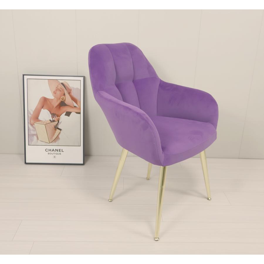 ダイニングチェア  ベロア　椅子 クッション付き オフィスチェア チェア おしゃれワイドチェアー ソファチェア  化粧台椅子 ベロア ベルベット |  | 06