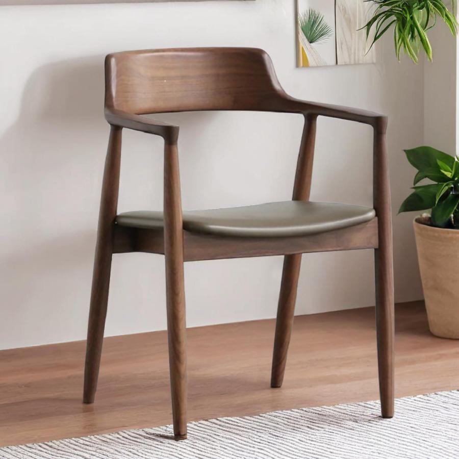 ダイニングチェア 固体木チェア 紙糸座面 リビング用 在宅ワーク用　オーク ペーパーコード アームチェア ラウンドチェア オフィスチェア イス 椅子 木製 肘付き |  | 01