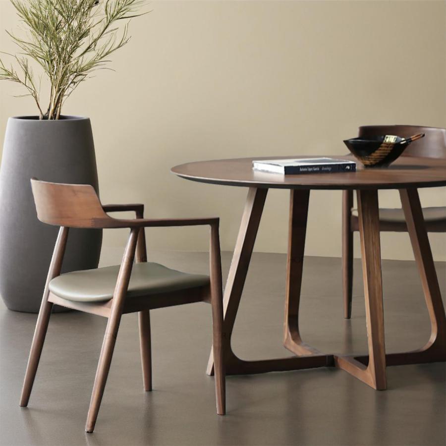 ダイニングチェア 固体木チェア 紙糸座面 リビング用 在宅ワーク用　オーク ペーパーコード アームチェア ラウンドチェア オフィスチェア イス 椅子 木製 肘付き |  | 03