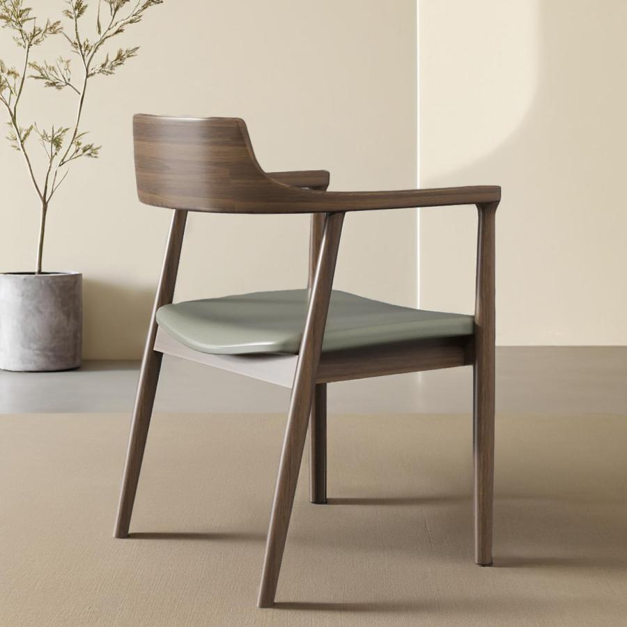 ダイニングチェア 固体木チェア 紙糸座面 リビング用 在宅ワーク用　オーク ペーパーコード アームチェア ラウンドチェア オフィスチェア イス 椅子 木製 肘付き |  | 06