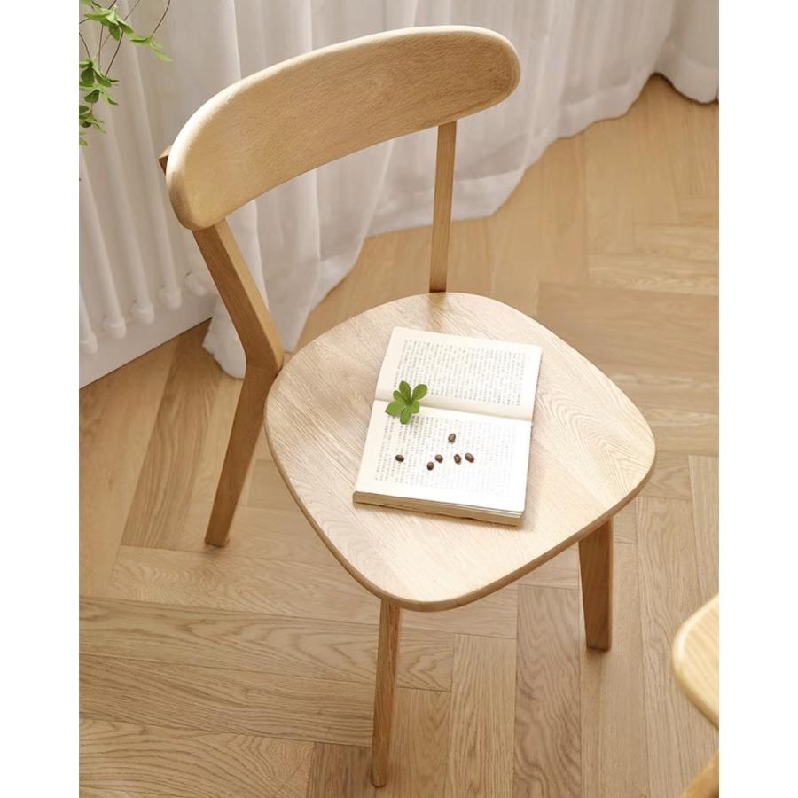 ダイニングチェア ルイス椅子 食卓チェア ナチュラル 天然木 オシャレ シンプル 組立簡単 座り心地 北欧風 リビング用 喫茶店 SF31 (1脚, ナチュラル) |  | 03