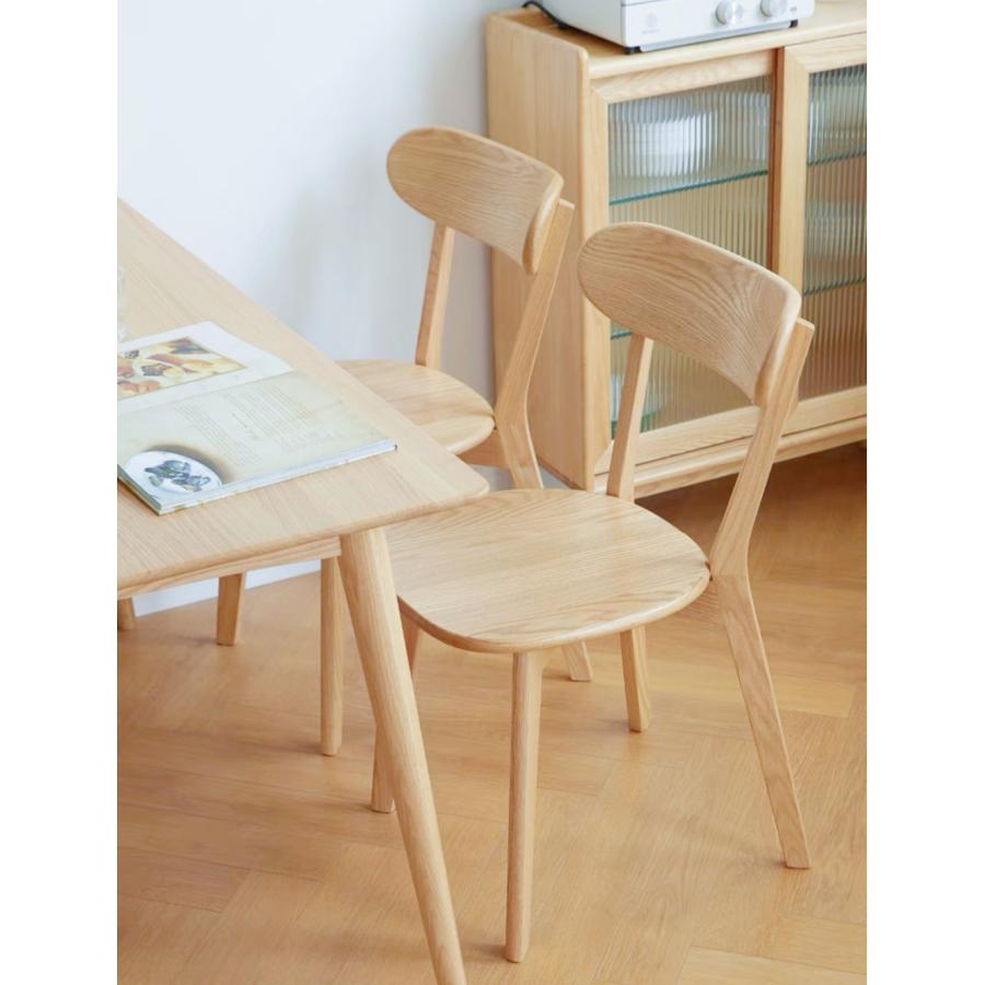 ダイニングチェア ルイス椅子 食卓チェア ナチュラル 天然木 オシャレ シンプル 組立簡単 座り心地 北欧風 リビング用 喫茶店 SF31 (1脚, ナチュラル) |  | 05