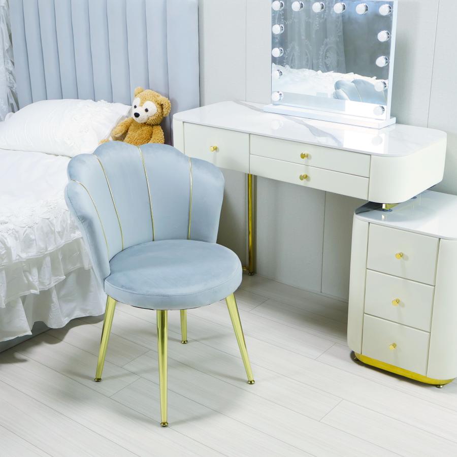 ダイニングチェア  ベロア調 イドチェアー ソファチェア ベロア ベルベット　カラ　SF04 ドレッサー椅子 ソファ椅子 背もたれ椅子 可愛い 大人気 シェル形 | 