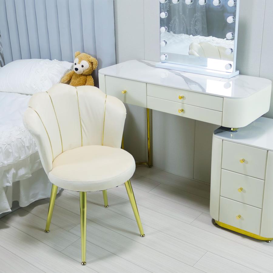 ダイニングチェア  ベロア調 イドチェアー ソファチェア ベロア ベルベット　カラ　SF04 ドレッサー椅子 ソファ椅子 背もたれ椅子 可愛い 大人気 シェル形 |  | 01