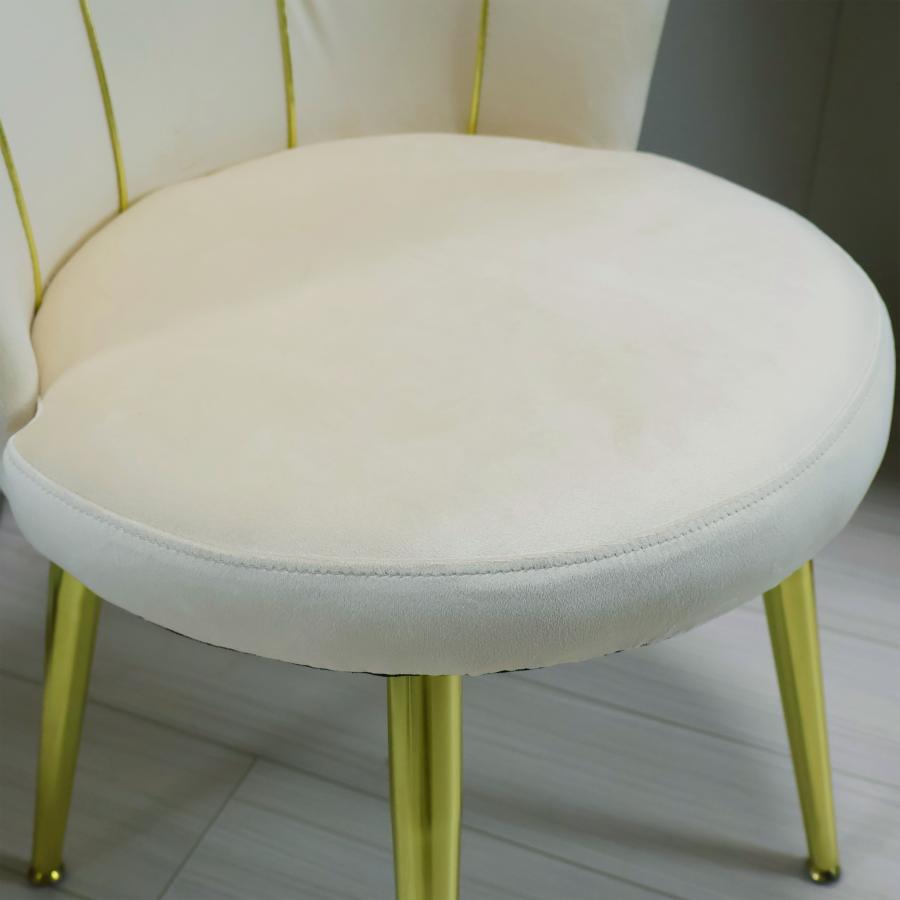 ダイニングチェア  ベロア調 イドチェアー ソファチェア ベロア ベルベット　カラ　SF04 ドレッサー椅子 ソファ椅子 背もたれ椅子 可愛い 大人気 シェル形 |  | 05