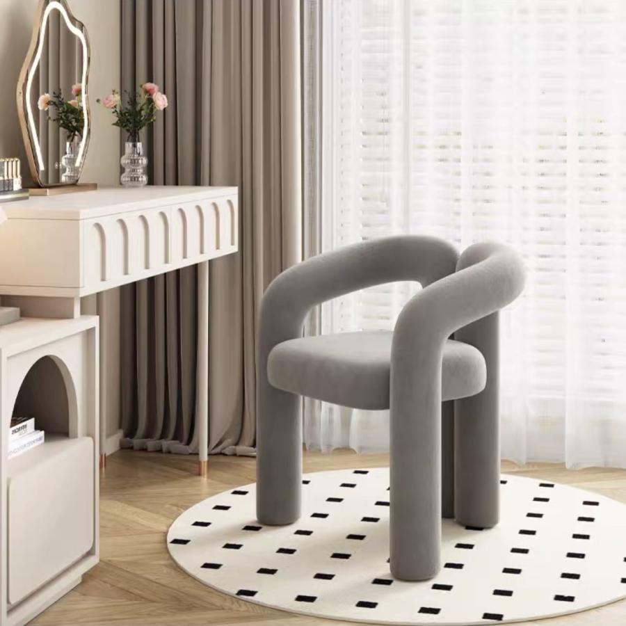 ダイニングチェア  ベロア　椅子 オフィスチェア チェア おしゃれ  おしゃれ　ワイドチェアー ソファチェア  化粧台椅子ベルベット背もたれ椅子 可愛い 大人気 |  | 01