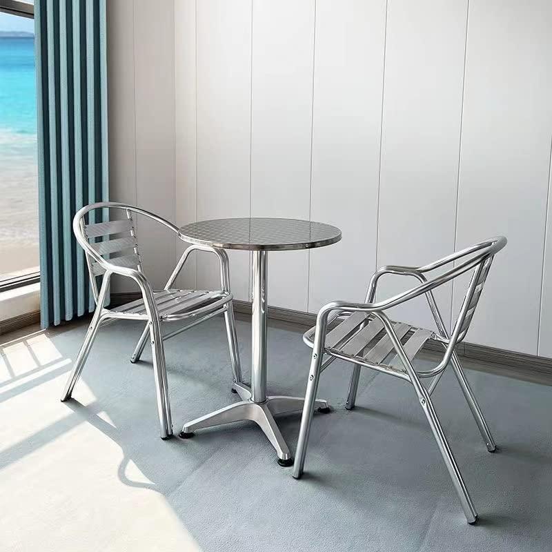 ガーデン テーブル セット ガーデンテーブルセット アルミチェア ガーデンチェア アルミチェアテーブルセット 150kg スタッキング可能 アウトドア 休憩室 休憩所 |  | 10