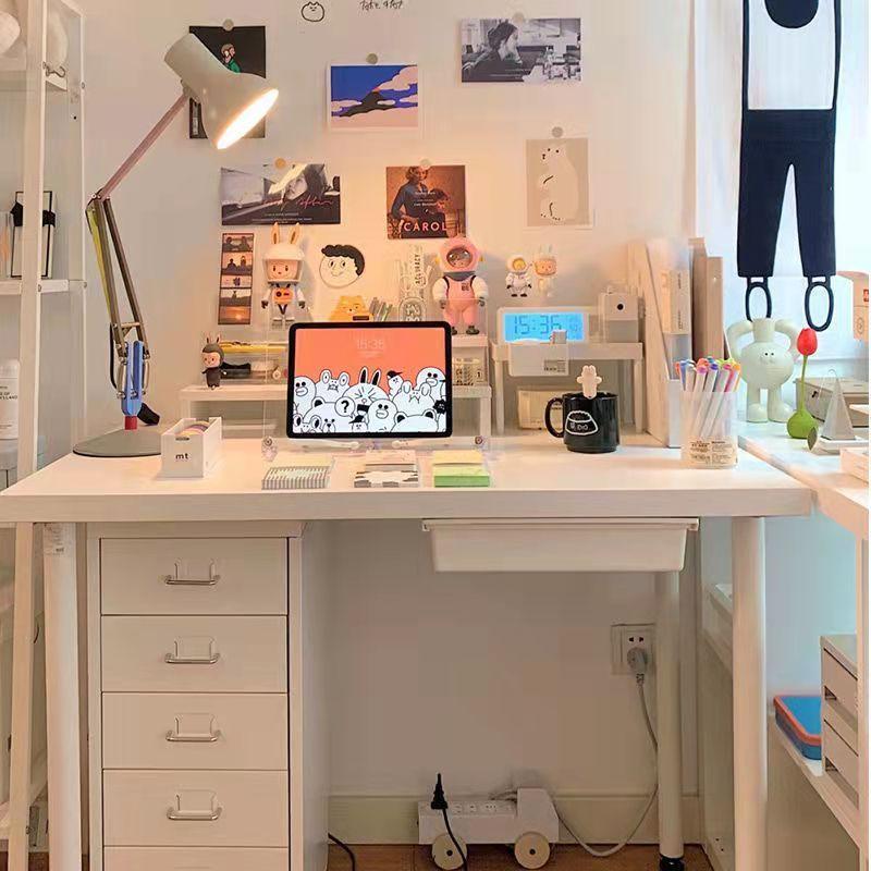 パソコンテーブル 幅80cm 幅100cm 奥行50cm高さ75cm ワークデスク pcデスク シンプルワークデスク パソコンデスク pcデスク　学習デスク オフィスデスク |  | 12