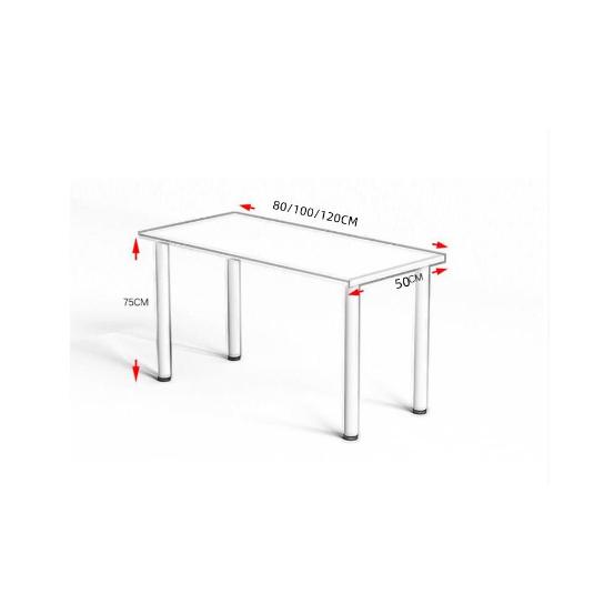 パソコンテーブル 幅80cm 幅100cm 奥行50cm高さ75cm ワークデスク pc