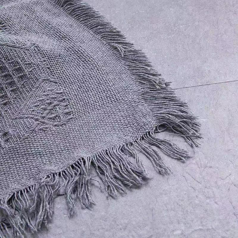 北欧風　マルチファブリック　テーブルカバー　ソファカバーマルチカバー　オフホワイト　グレー |  | 07