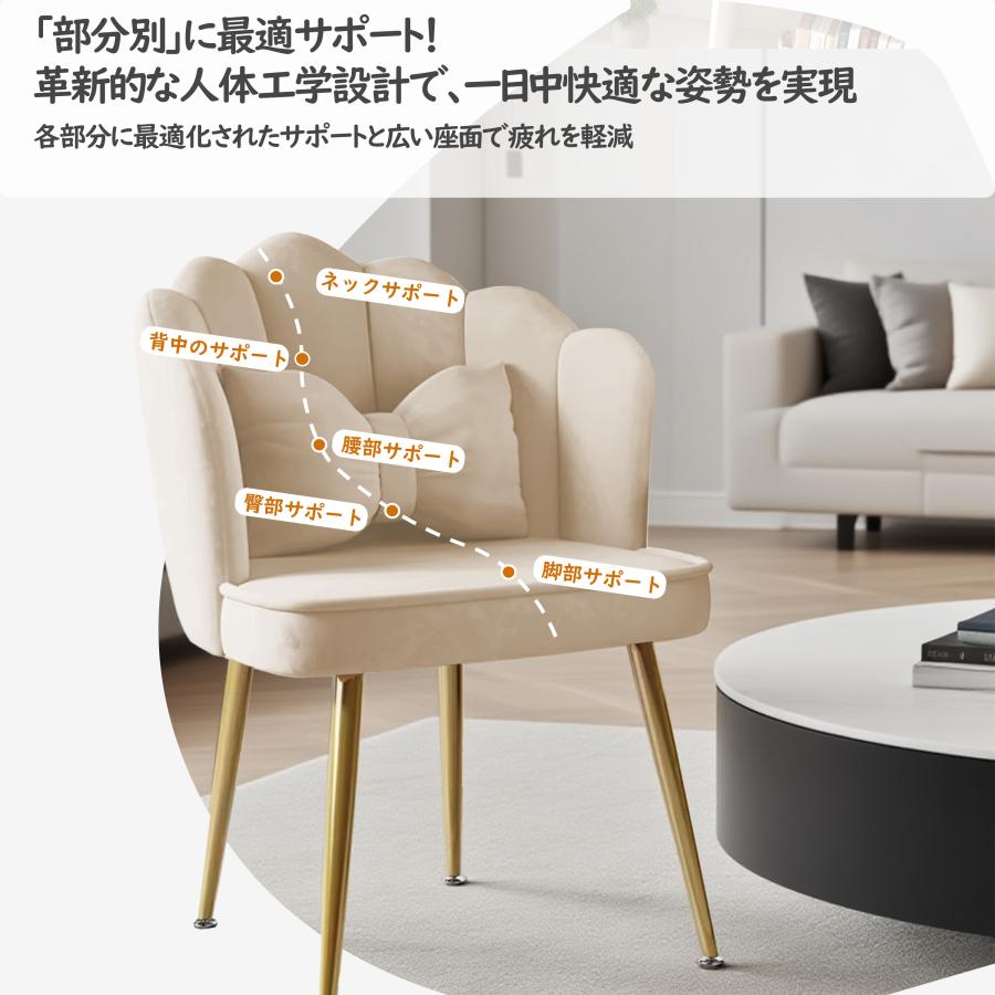 F＆I ダイニングチェア ワイドチェアー ソファチェア ベロア