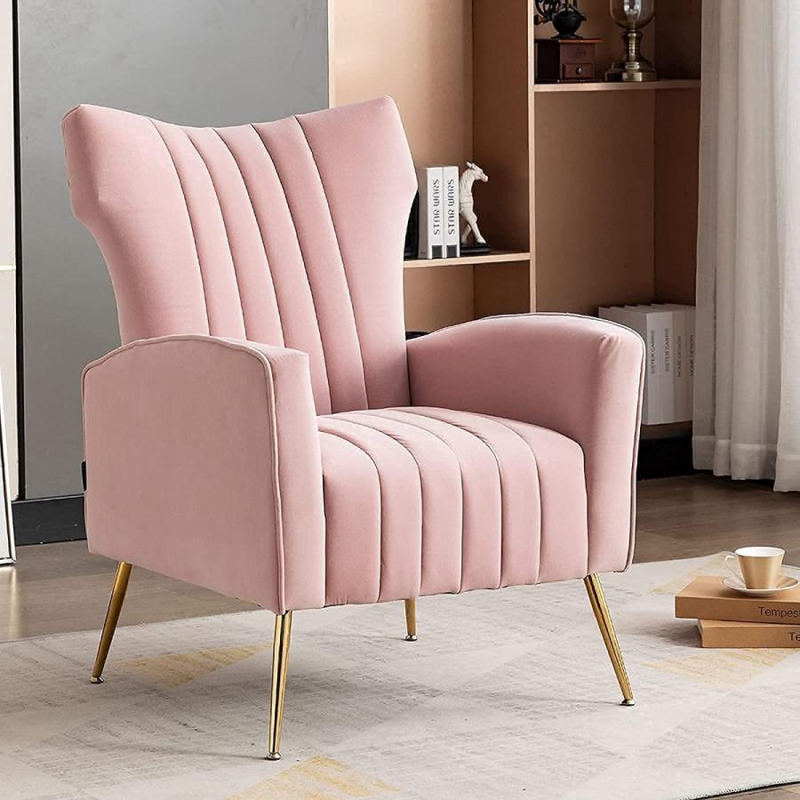 ダイニングチェア ゴールド脚付き 化粧椅子 ベルベット メイクアップチェア カフェバー ダイニングルーム リビングルーム用 デスクチェア オフイスチェア | F＆I | 12