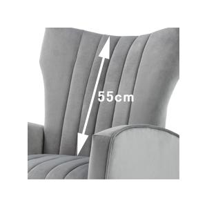 ダイニングチェア ゴールド脚付き 化粧椅子 ベルベット メイクアップチェア カフェバー ダイニングルーム リビングルーム用 デスクチェア オフイスチェア | F＆I | 04