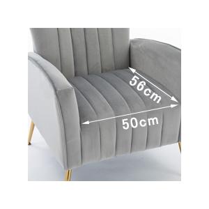 ダイニングチェア ゴールド脚付き 化粧椅子 ベルベット メイクアップチェア カフェバー ダイニングルーム リビングルーム用 デスクチェア オフイスチェア | F＆I | 05