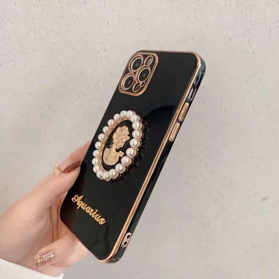 アンティーク風 可愛い iPhone ケース スマホケース フレンチカメオ TPU材料 柔らかい 抗衝撃 肌触り良い オシャレ |  | 11