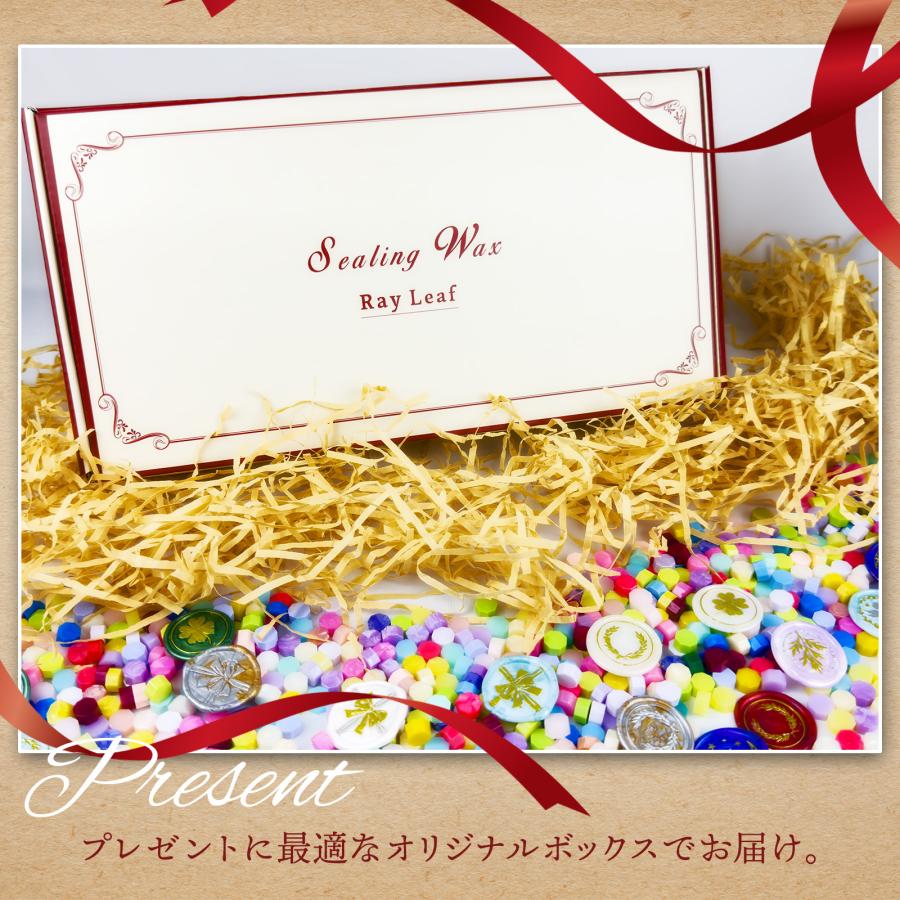 Ray Leaf シーリングスタンプ コンプリートセット シーリングワックス 印面ヘッド4種 商品ボックス付き 取扱説明付き |  | 12