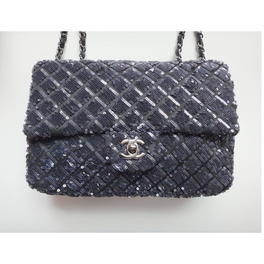 CHANEL 超美品シャネル バッグ マトラッセ チェーン ショルダー シルバー【中古】 :c1000675:レイライン - 通販