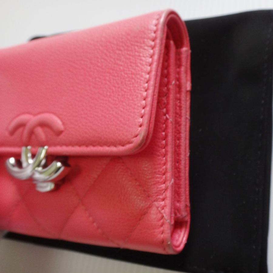 正規品美品‼︎ 美品 CHANEL 折財布 キャビアスキン ハーフココ 正規品美品‼︎ 美品 CHANEL 折財布 キャビアスキン ハーフココ