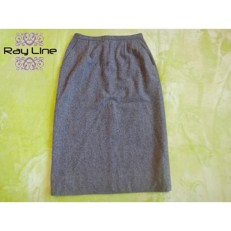 CHANEL シャネル タイト スカート サイズ40 グレー 美品 中古_yo