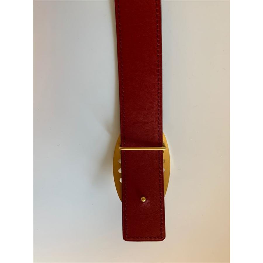 HERMES エルメス Hベルト メンズ レディース シルバー金具 □K #80 