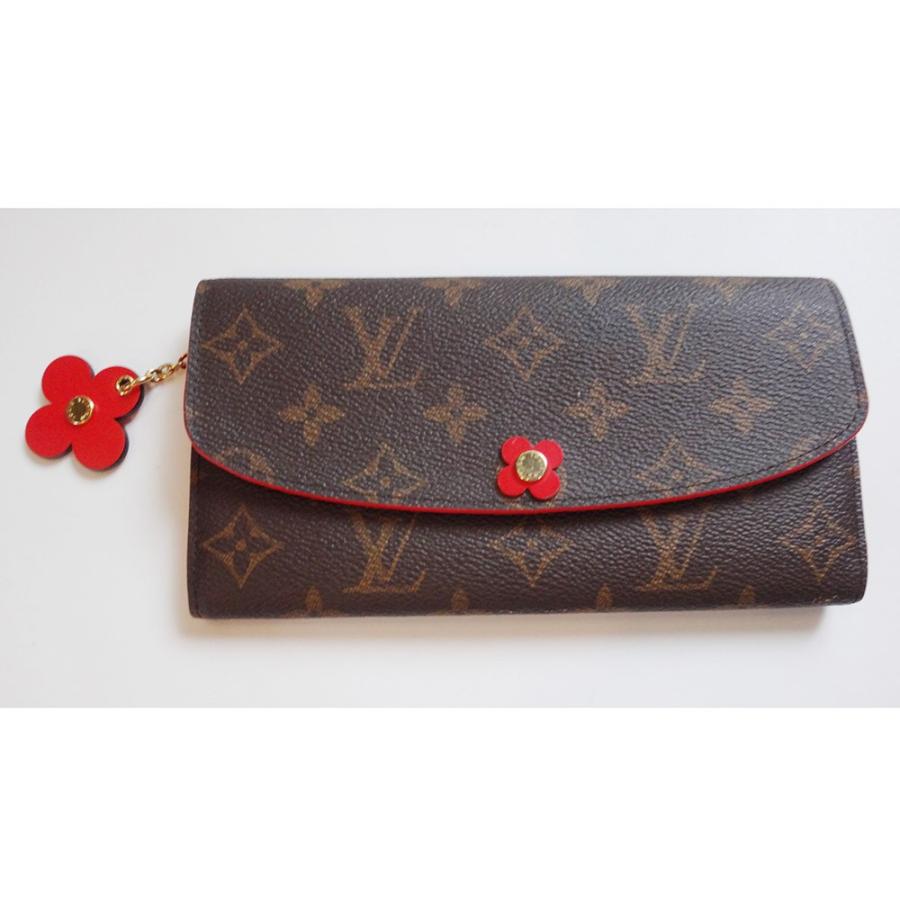 美品 LV ルイヴィトン モノグラム 三つ折長財布 レディース  