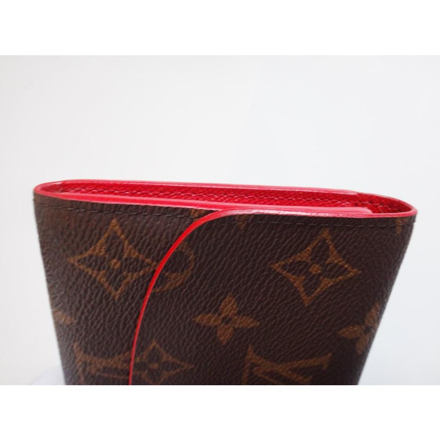 美品 LV ルイヴィトン モノグラム 三つ折長財布 レディース 
