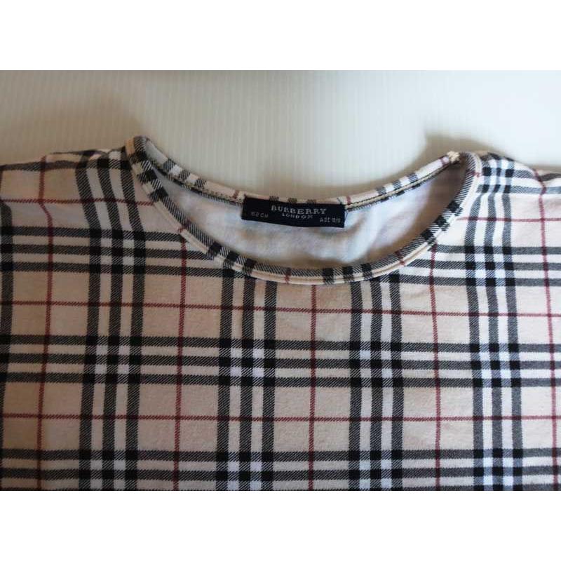 Burberry バーバリー 子供服 チェック Tシャツ ベージュサイズ152cm  