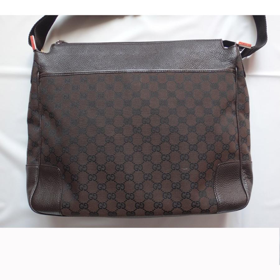 GUCCI グッチ ショルダーバッグキャンバス×レザーグッチ 斜め掛け GG GUCCI グッチ ショルダーバッグキャンバス×レザーグッチ 斜め掛け GG