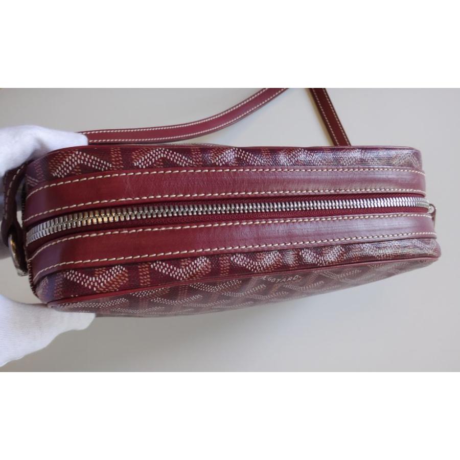 GOYARD ゴヤール ショルダーバッグ レディース カップヴェール ボルドー 中古｜rayline2012｜05