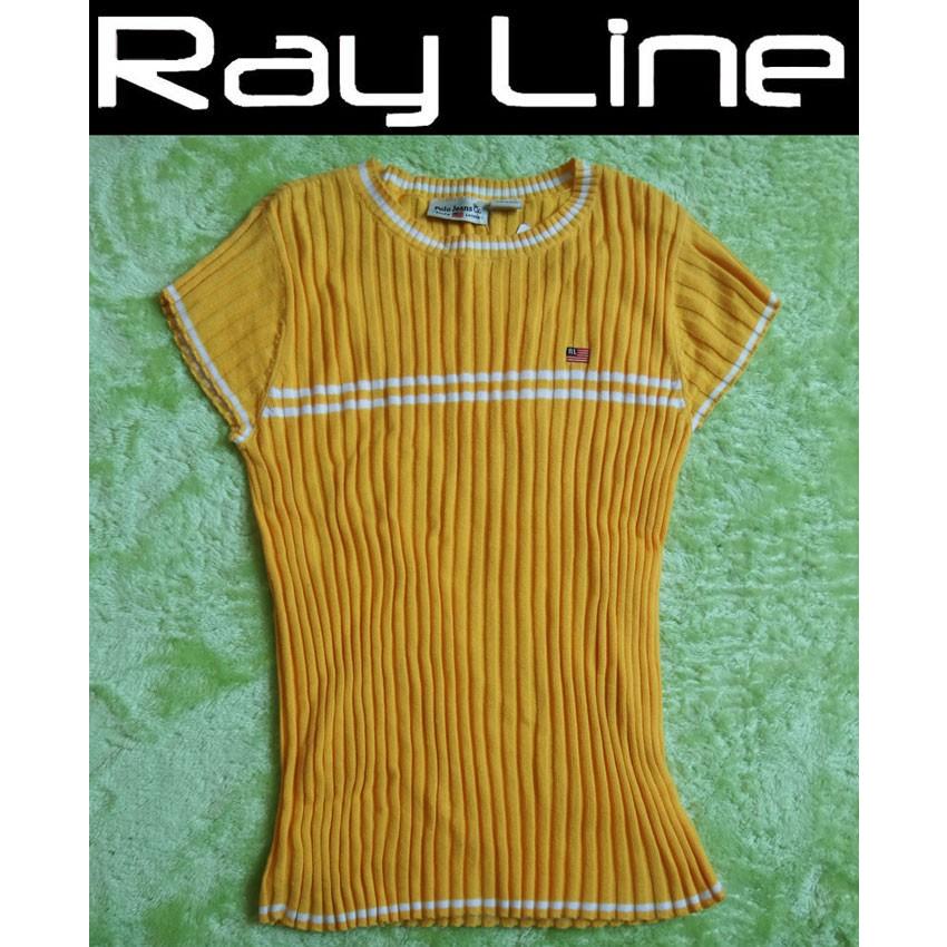 Polo RalphLauren ポロ ラルフローレン 黄色 半袖ニット Sサイズ 中古 s02｜rayline2012