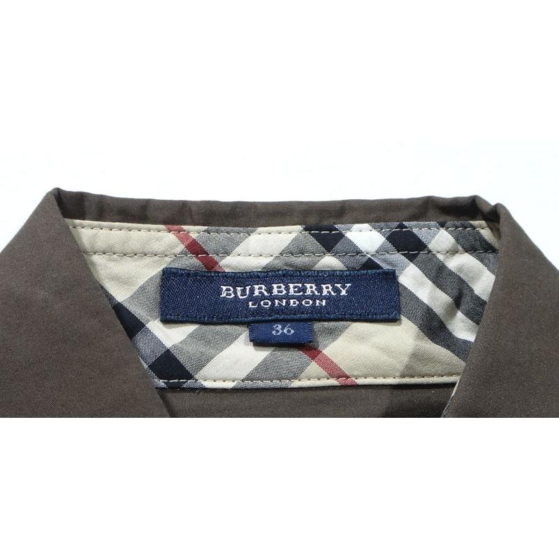 感謝価格 バーバリー ワンピース Burberry London バーバリーロンドン ノースリーブ ワンピース サイズ36 M レディース ブラウン シャツワンピ 中古 S02 値引 Www Clinicagastroservice Com Br
