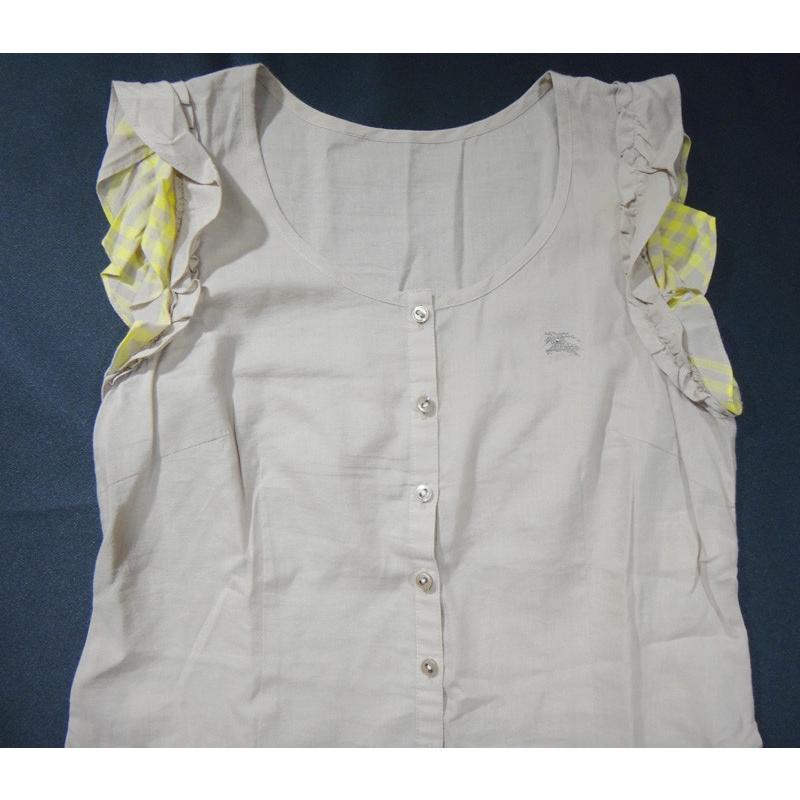 21新発 美品 バーバリー S02 中古 ベージュ サイズ36 ワンピース ノースリーブ バーバリーブルーレーベル Label Blue Burberry ワンピース ワンピース Panero Shop