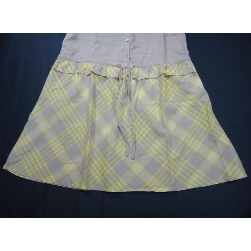 21新発 美品 バーバリー S02 中古 ベージュ サイズ36 ワンピース ノースリーブ バーバリーブルーレーベル Label Blue Burberry ワンピース ワンピース Panero Shop