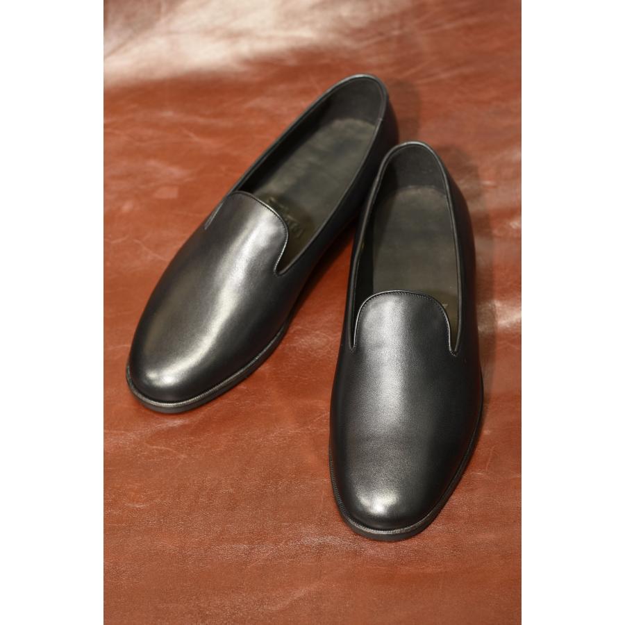 Le Misca by RAYMAR】Albert プレーントゥ スリッポン ブラック