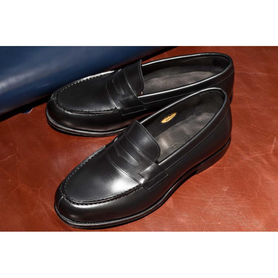 RAYMAR レイマー Laurent 革靴　ブラック ローファー 8 RAYMAR】Atlas コインローファー ブラック レザーソール ハンド