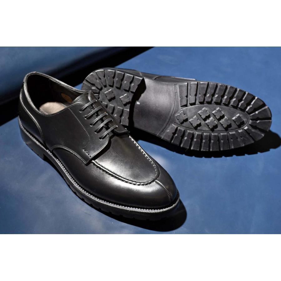 RAYMAR】Ellie コマンドソール Uチップ ブラック グットイヤーウェルト