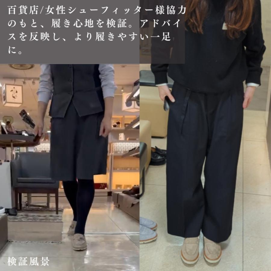 【レディース】Fiola タッセルローファー スニーカー ベージュ/グレー 羊スエード革 Vibramラバーソール Le Misca by RAYMAR |  | 12