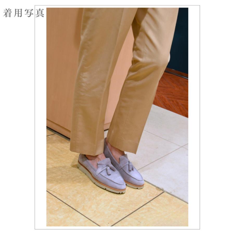 【レディース】Fiola タッセルローファー スニーカー ベージュ/グレー 羊スエード革 Vibramラバーソール Le Misca by RAYMAR |  | 04