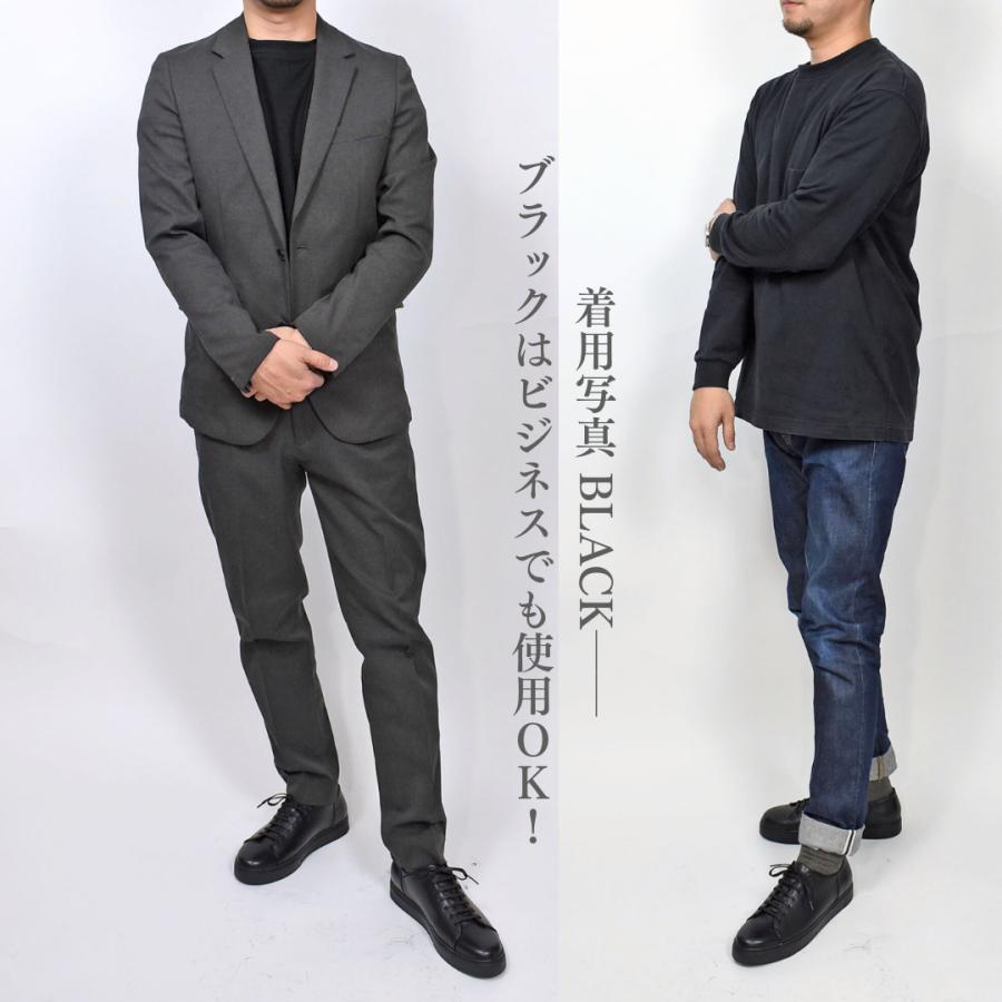 【LeMisca by RAYMAR】Jack 外羽根ドレススニーカー ブラック / ホワイト 牛革 サイドマッケイ製法 24.0cm ~ 28.0cm Vibramラバーソールの画像
