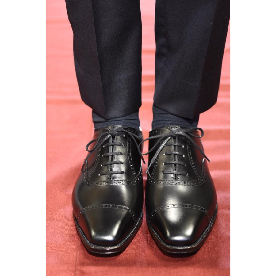 RAYMAR】Letty クォーターブローグ ブラック Annonay社製 Vocalou使用