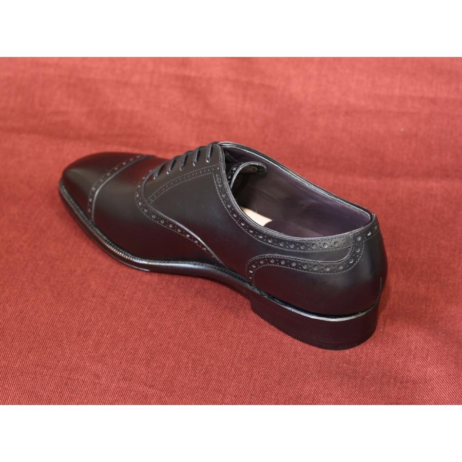 RAYMAR】Letty クォーターブローグ ブラック Annonay社製 Vocalou使用