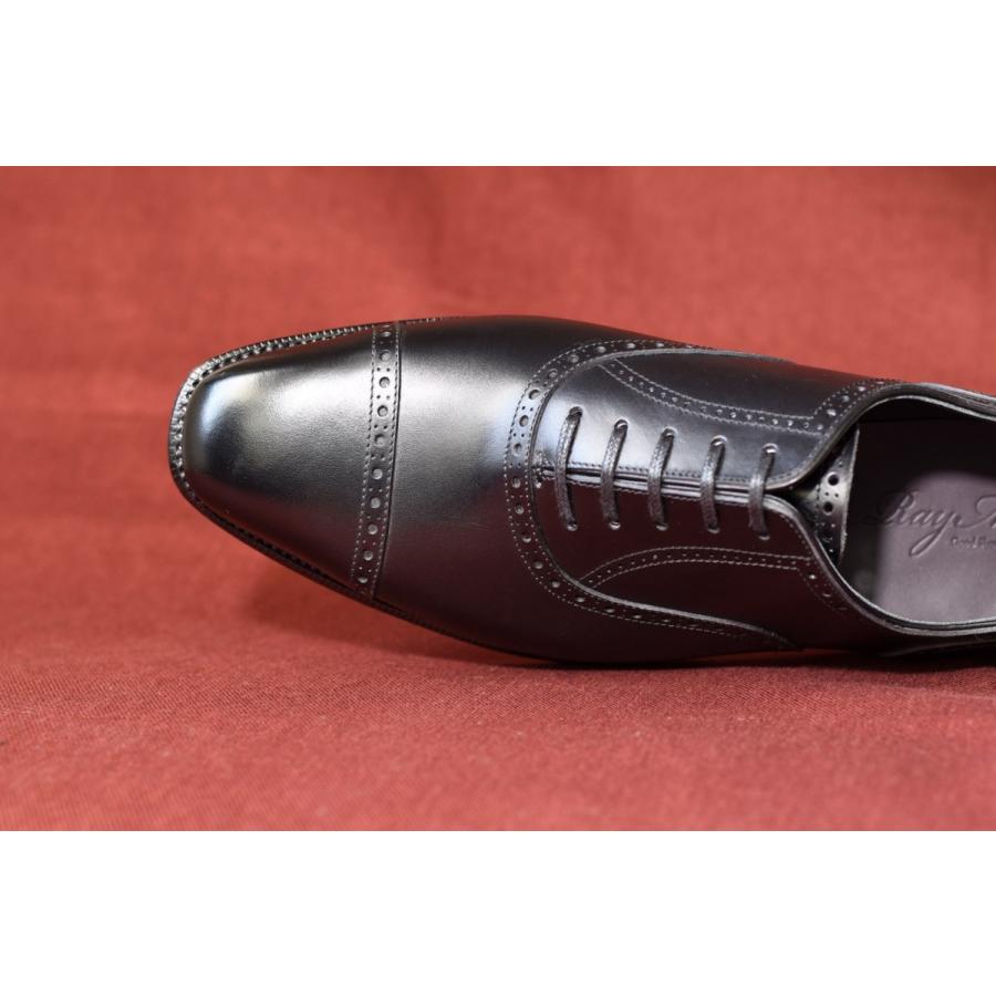 RAYMAR】Letty クォーターブローグ ブラック Annonay社製 Vocalou使用