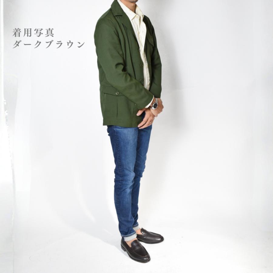 【Le Misca by RAYMAR】Liz コインローファー ブラック / ダークブラウン フルマッケイ製法 レザーソール  23.5cm~27.0cmの画像