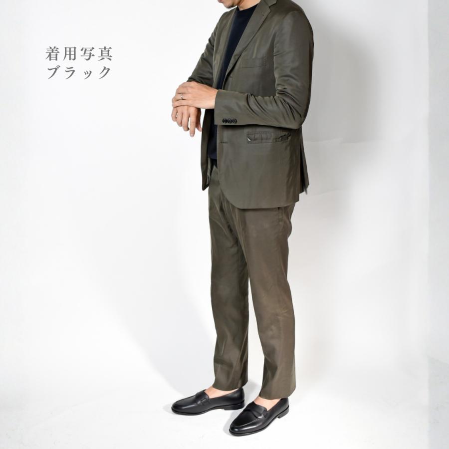 【Le Misca by RAYMAR】Luis バタフライローファー ブラック / ダークブラウン フルマッケイ製法 レザーソール  23.5cm~27.5cmの画像