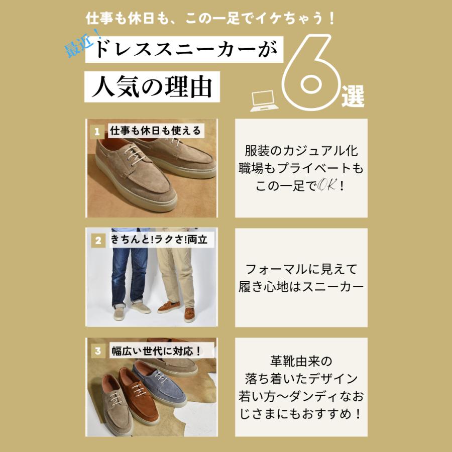 【LeMisca by RAYMAR】Nick デッキシューズ スニーカー ベージュ/ブラウン/ライトブルー スエード革 サイドマッケイ製法Vibramラバーソール |  | 02